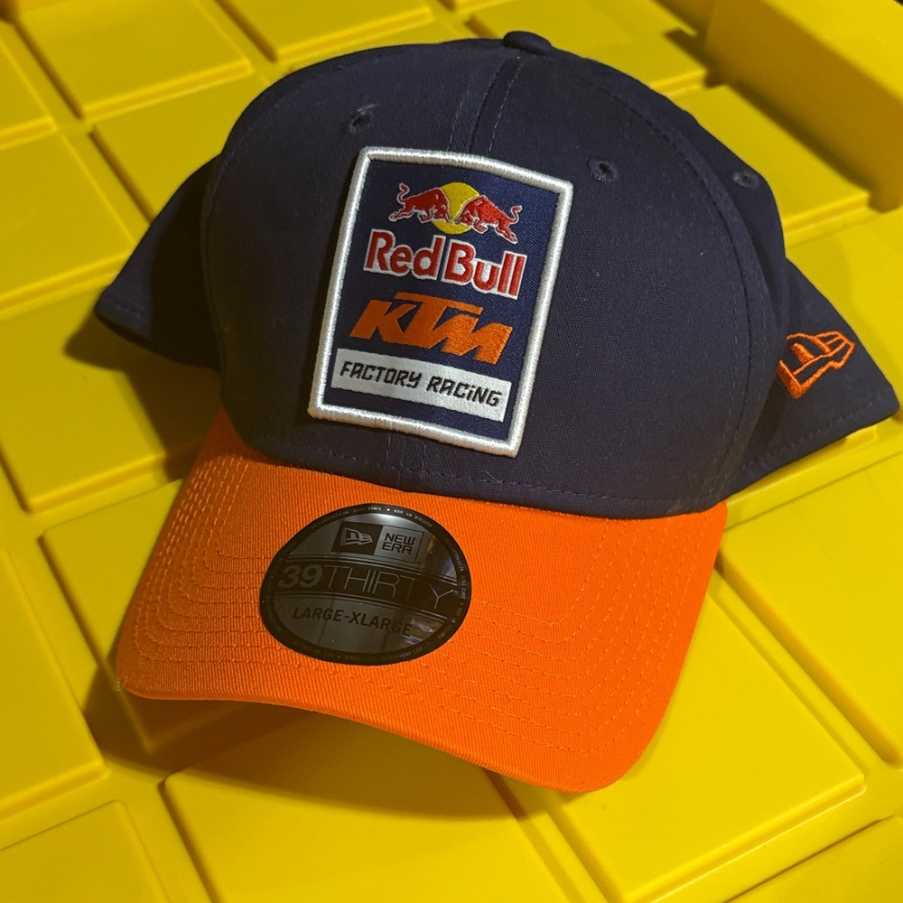 KTM Red Bull New Era Navy and Orange Racing Cap